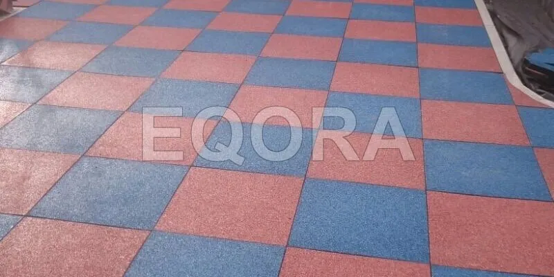 Резиновое покрытие из крошки для автосервисов в Аргаяше
