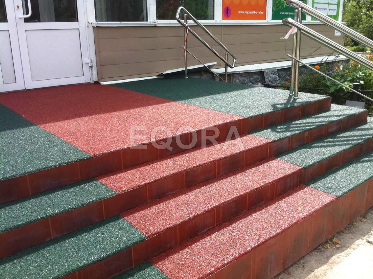 Резиновое покрытие на травмоопасные участки из резиновой крошки в Аргаяше