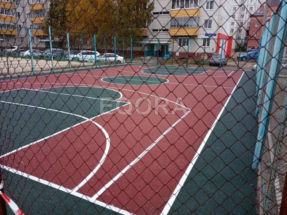Резиновые покрытия из крошки для спортивных площадок в Аргаяше
